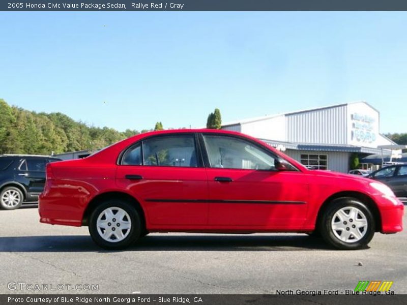 Rallye Red / Gray 2005 Honda Civic Value Package Sedan