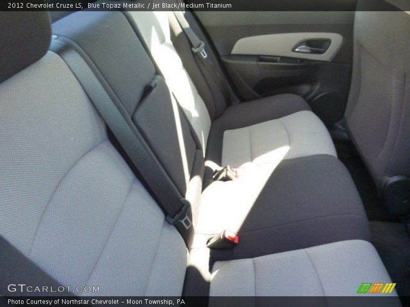 Blue Topaz Metallic / Jet Black/Medium Titanium 2012 Chevrolet Cruze LS