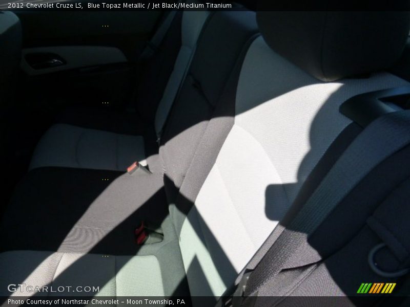 Blue Topaz Metallic / Jet Black/Medium Titanium 2012 Chevrolet Cruze LS