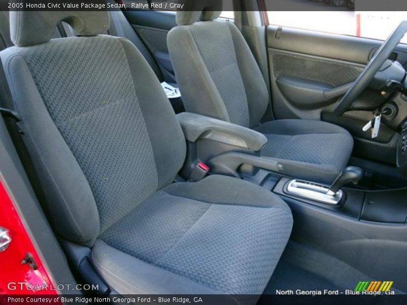 Rallye Red / Gray 2005 Honda Civic Value Package Sedan