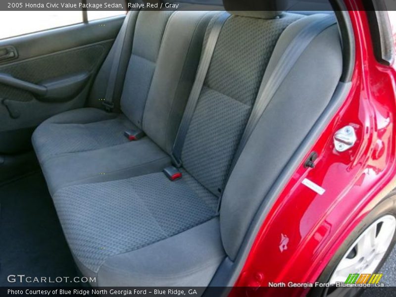 Rallye Red / Gray 2005 Honda Civic Value Package Sedan