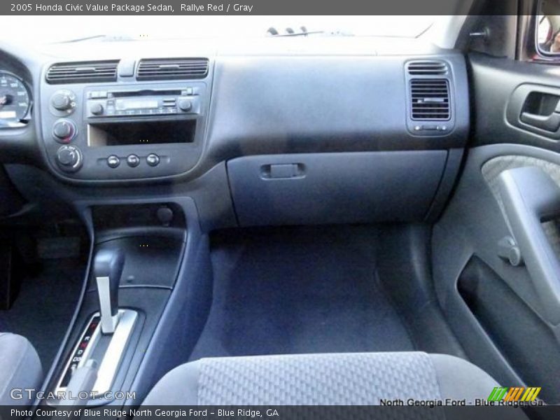 Rallye Red / Gray 2005 Honda Civic Value Package Sedan