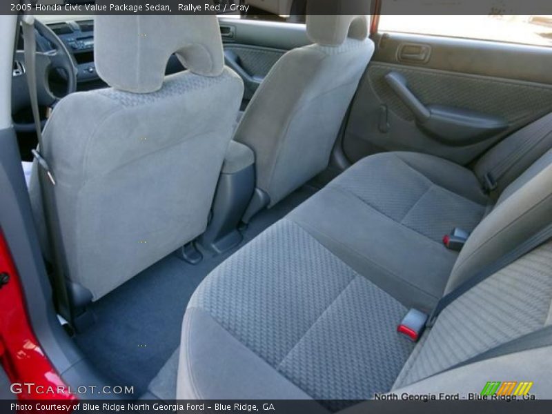 Rallye Red / Gray 2005 Honda Civic Value Package Sedan