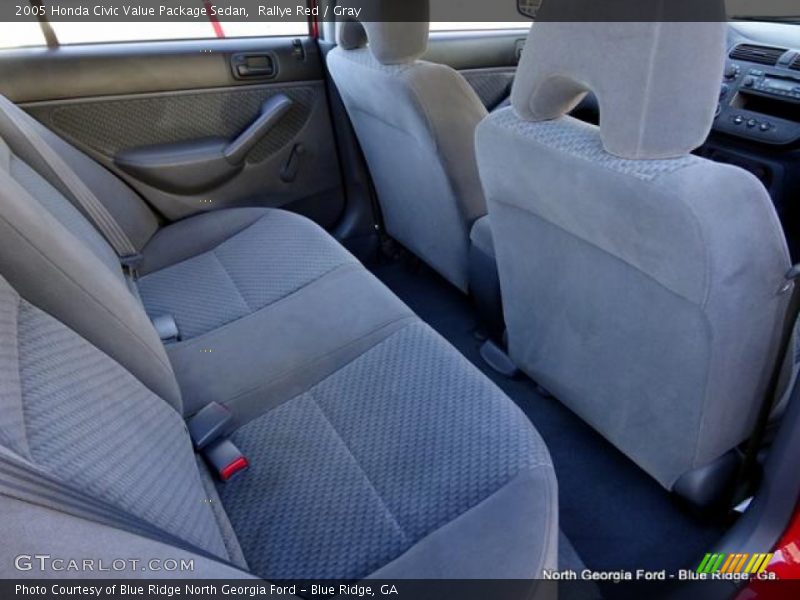Rallye Red / Gray 2005 Honda Civic Value Package Sedan