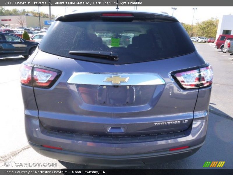 Atlantis Blue Metallic / Dark Titanium/Light Titanium 2013 Chevrolet Traverse LS