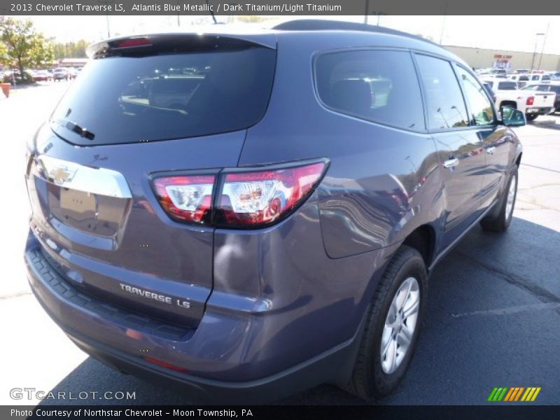 Atlantis Blue Metallic / Dark Titanium/Light Titanium 2013 Chevrolet Traverse LS