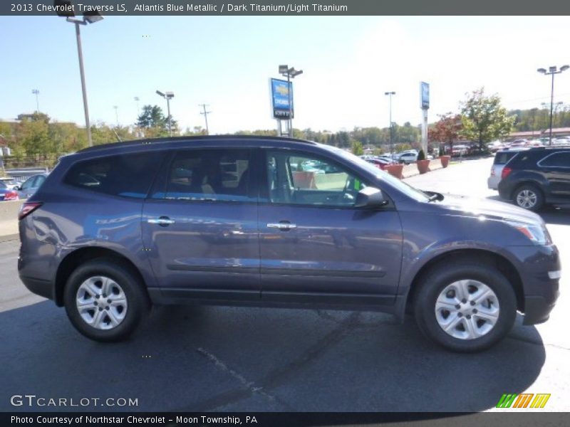 Atlantis Blue Metallic / Dark Titanium/Light Titanium 2013 Chevrolet Traverse LS