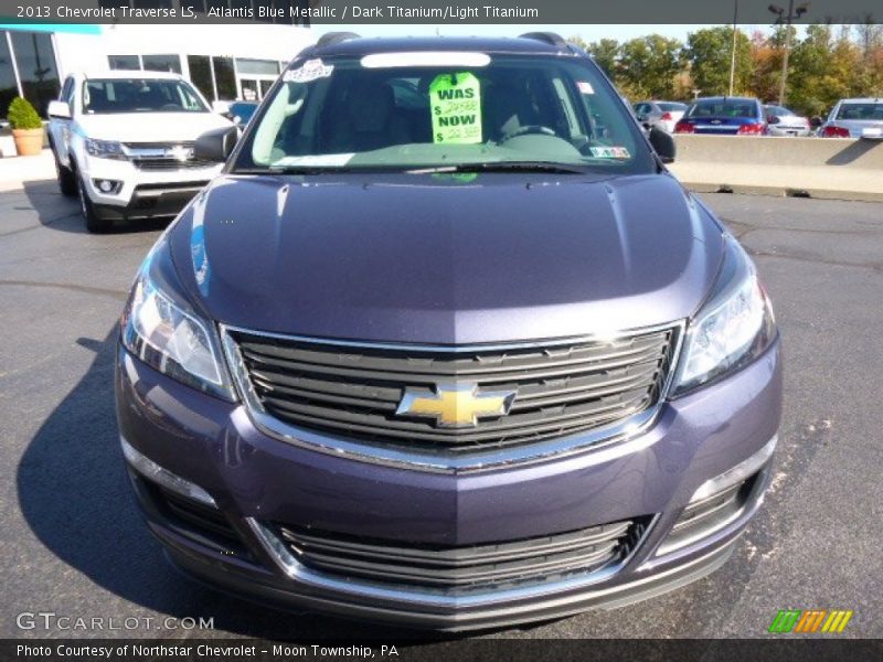Atlantis Blue Metallic / Dark Titanium/Light Titanium 2013 Chevrolet Traverse LS