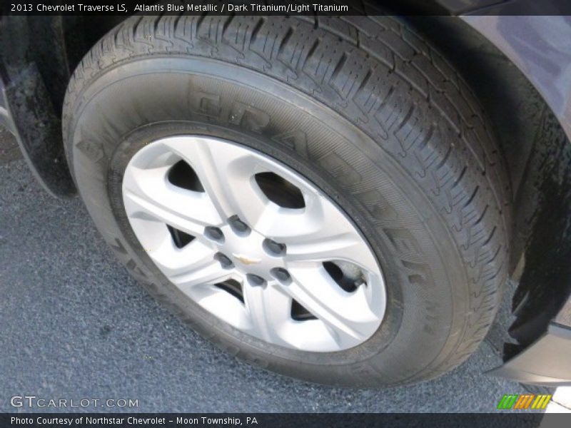 Atlantis Blue Metallic / Dark Titanium/Light Titanium 2013 Chevrolet Traverse LS