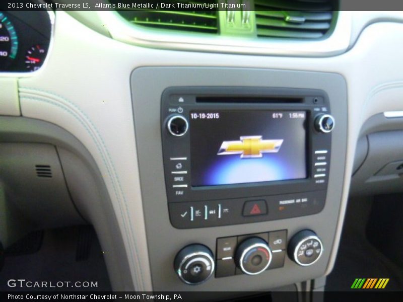 Atlantis Blue Metallic / Dark Titanium/Light Titanium 2013 Chevrolet Traverse LS