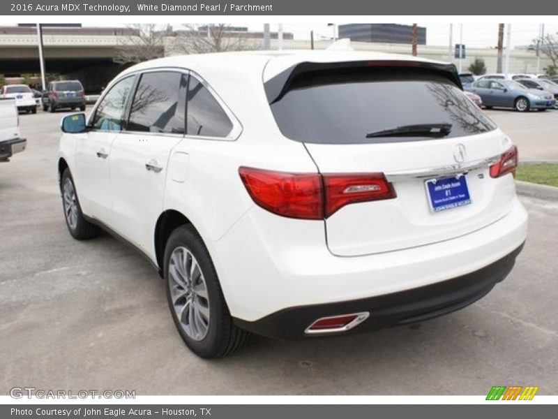 White Diamond Pearl / Parchment 2016 Acura MDX Technology