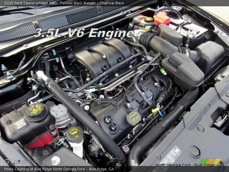 Tuxedo Black Metallic / Charcoal Black 2015 Ford Taurus Limited AWD