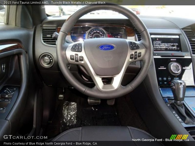 Tuxedo Black Metallic / Charcoal Black 2015 Ford Taurus Limited AWD