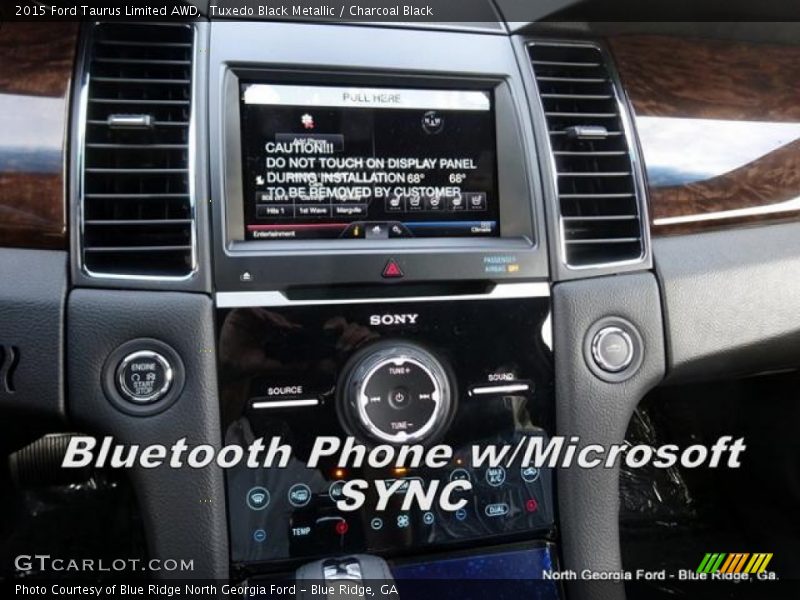 Tuxedo Black Metallic / Charcoal Black 2015 Ford Taurus Limited AWD