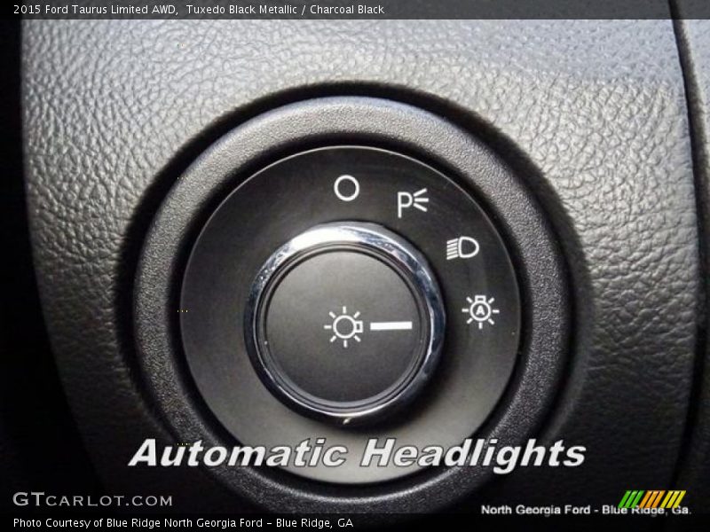 Tuxedo Black Metallic / Charcoal Black 2015 Ford Taurus Limited AWD