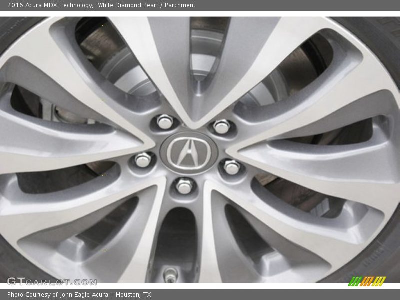 White Diamond Pearl / Parchment 2016 Acura MDX Technology