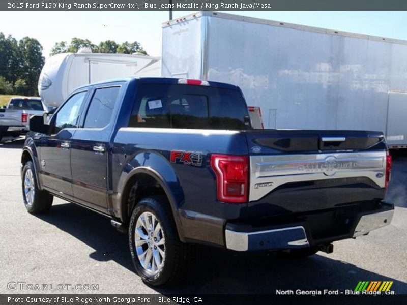 Blue Jeans Metallic / King Ranch Java/Mesa 2015 Ford F150 King Ranch SuperCrew 4x4