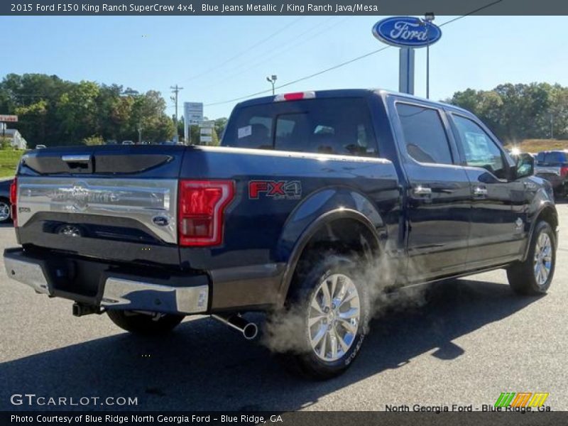 Blue Jeans Metallic / King Ranch Java/Mesa 2015 Ford F150 King Ranch SuperCrew 4x4