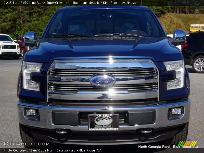 Blue Jeans Metallic / King Ranch Java/Mesa 2015 Ford F150 King Ranch SuperCrew 4x4