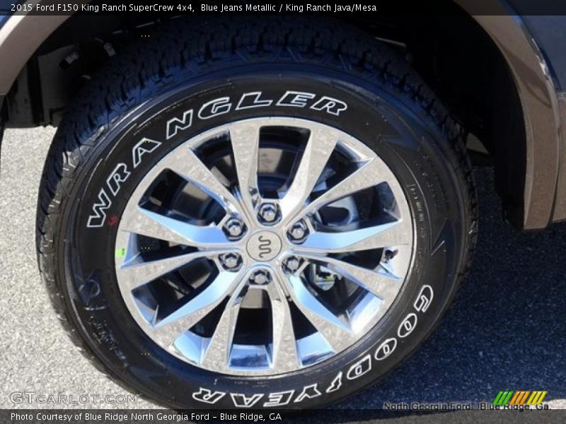 Blue Jeans Metallic / King Ranch Java/Mesa 2015 Ford F150 King Ranch SuperCrew 4x4