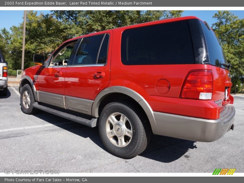 Laser Red Tinted Metallic / Medium Parchment 2003 Ford Expedition Eddie Bauer