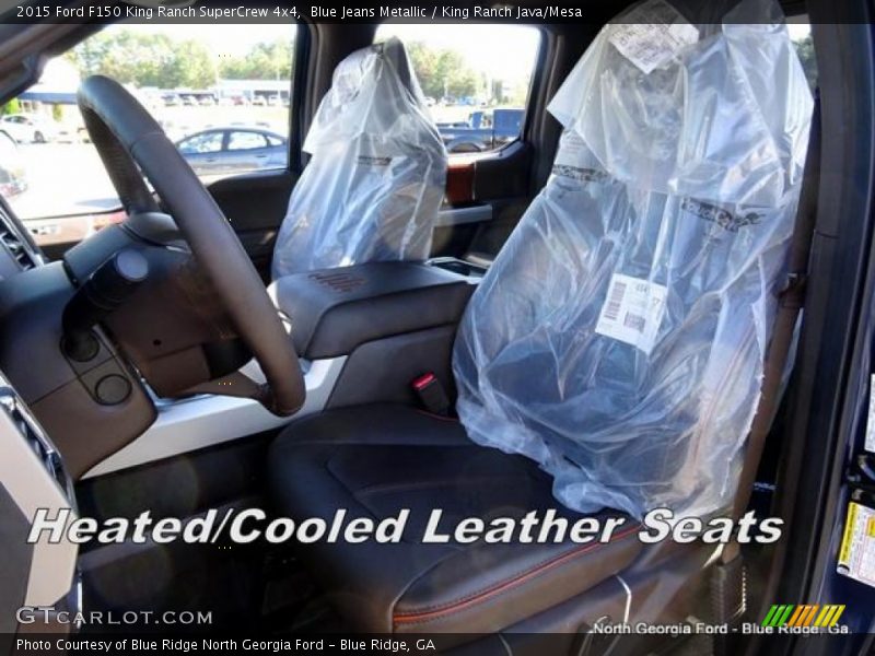 Blue Jeans Metallic / King Ranch Java/Mesa 2015 Ford F150 King Ranch SuperCrew 4x4