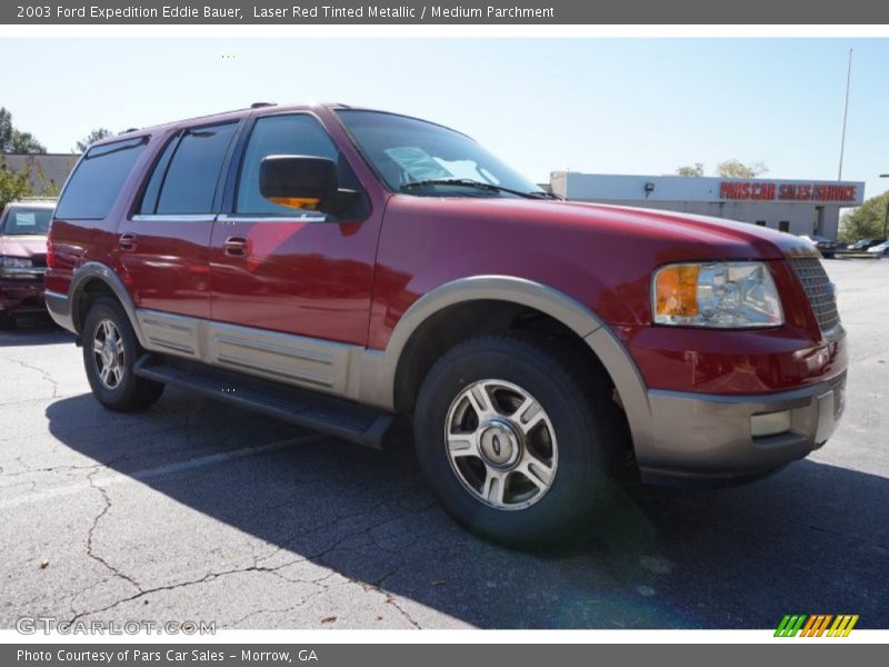 Laser Red Tinted Metallic / Medium Parchment 2003 Ford Expedition Eddie Bauer