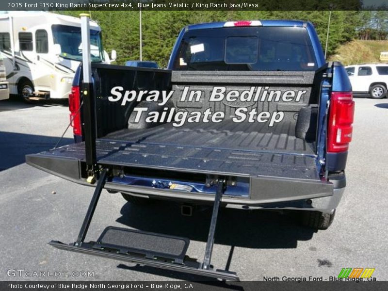 Blue Jeans Metallic / King Ranch Java/Mesa 2015 Ford F150 King Ranch SuperCrew 4x4