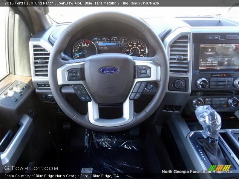 Blue Jeans Metallic / King Ranch Java/Mesa 2015 Ford F150 King Ranch SuperCrew 4x4