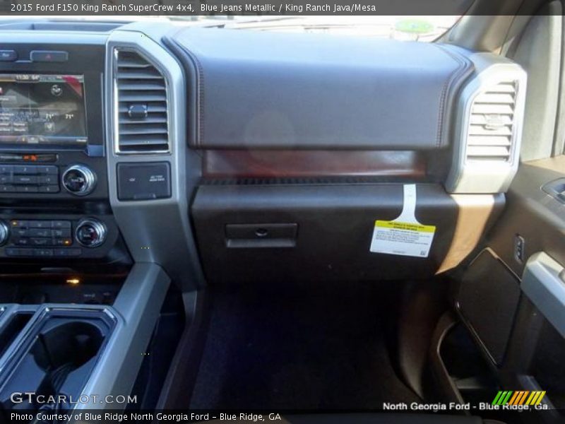 Blue Jeans Metallic / King Ranch Java/Mesa 2015 Ford F150 King Ranch SuperCrew 4x4
