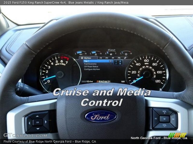 Blue Jeans Metallic / King Ranch Java/Mesa 2015 Ford F150 King Ranch SuperCrew 4x4