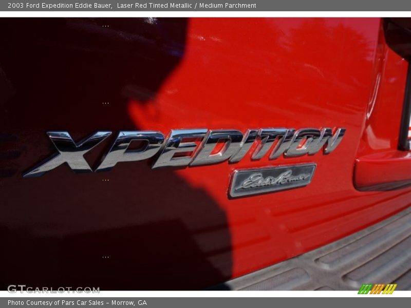 Laser Red Tinted Metallic / Medium Parchment 2003 Ford Expedition Eddie Bauer