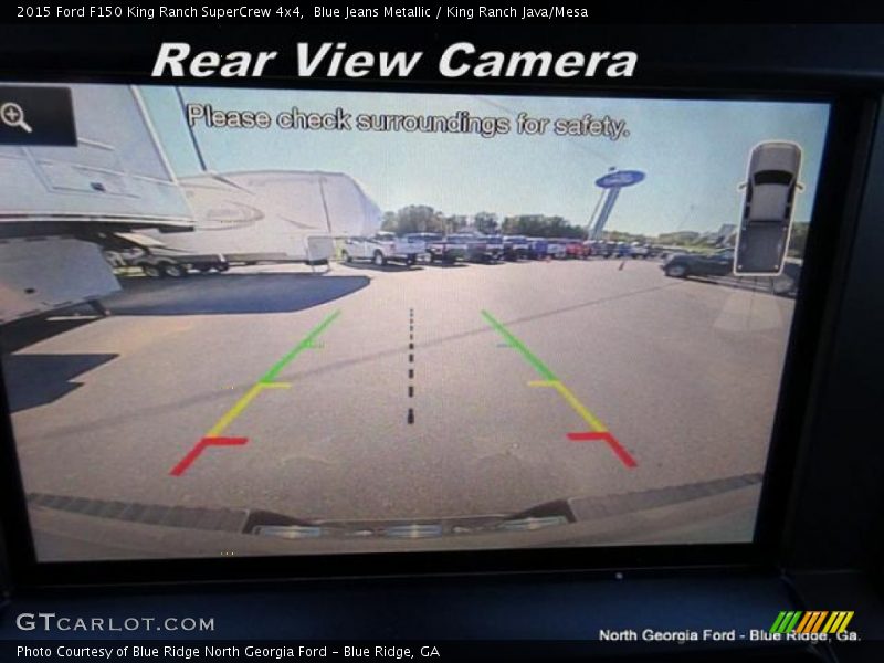 Blue Jeans Metallic / King Ranch Java/Mesa 2015 Ford F150 King Ranch SuperCrew 4x4