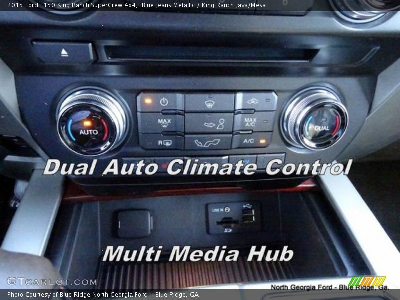 Blue Jeans Metallic / King Ranch Java/Mesa 2015 Ford F150 King Ranch SuperCrew 4x4