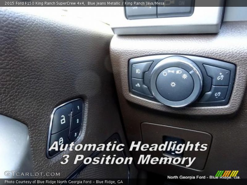 Blue Jeans Metallic / King Ranch Java/Mesa 2015 Ford F150 King Ranch SuperCrew 4x4