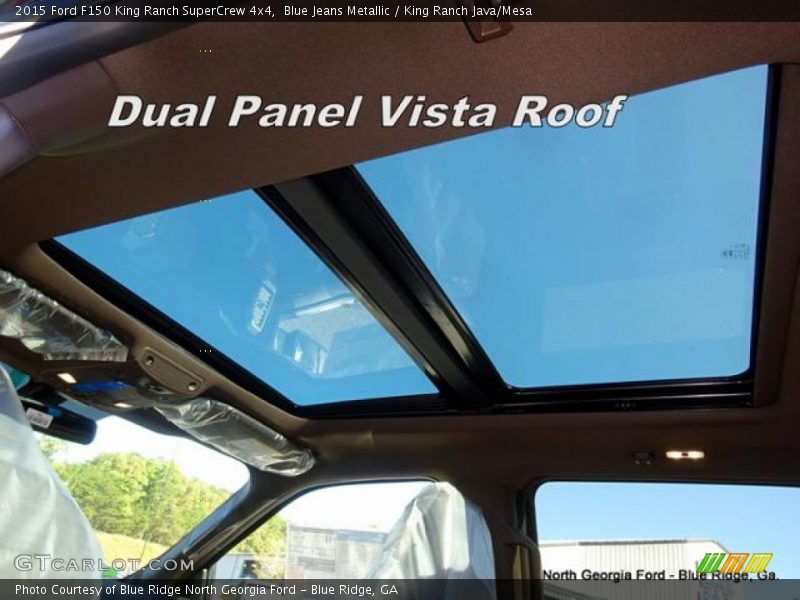 Blue Jeans Metallic / King Ranch Java/Mesa 2015 Ford F150 King Ranch SuperCrew 4x4