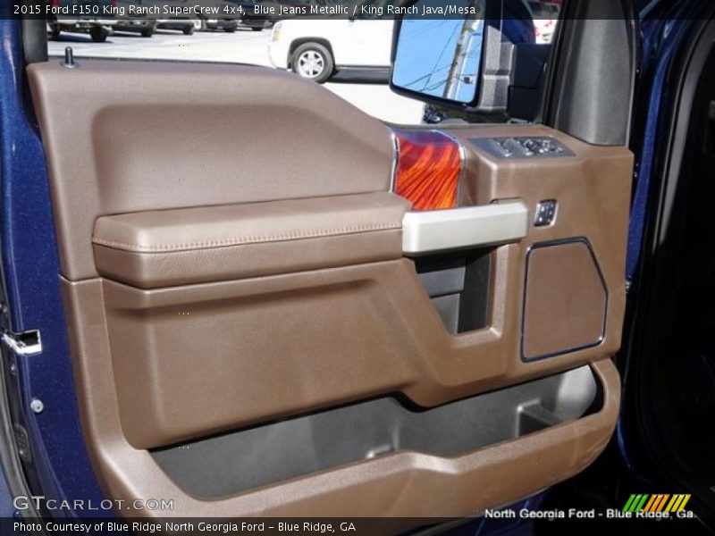 Blue Jeans Metallic / King Ranch Java/Mesa 2015 Ford F150 King Ranch SuperCrew 4x4