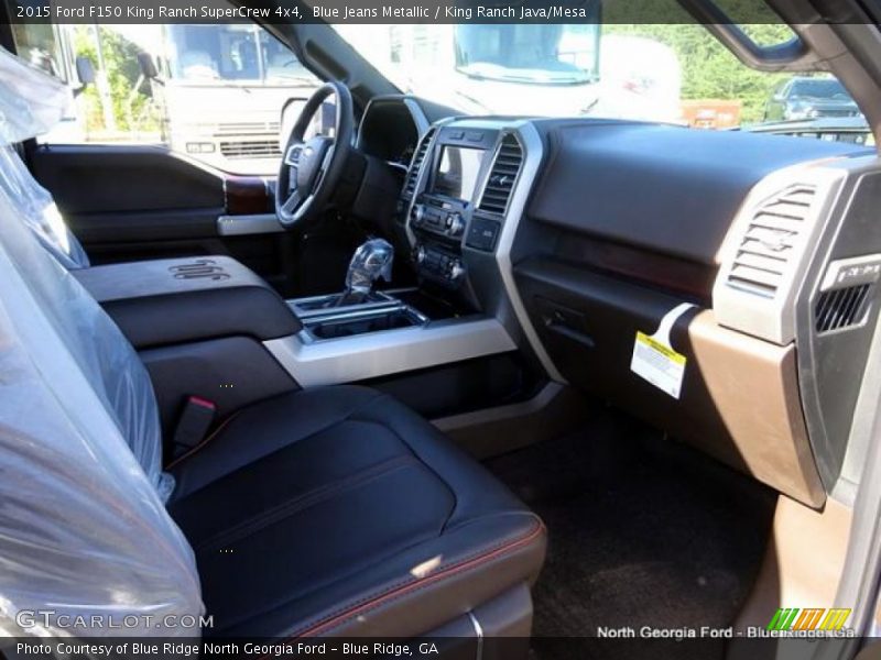 Blue Jeans Metallic / King Ranch Java/Mesa 2015 Ford F150 King Ranch SuperCrew 4x4