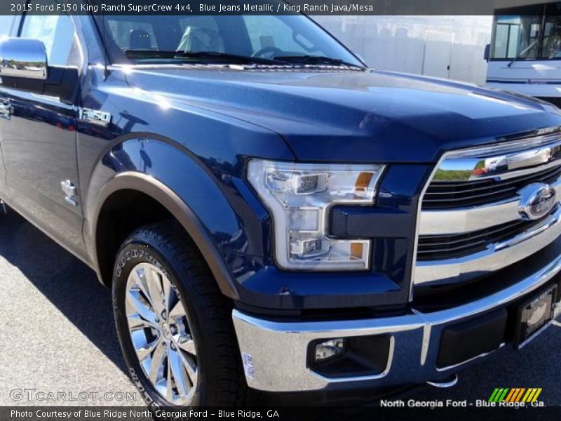 Blue Jeans Metallic / King Ranch Java/Mesa 2015 Ford F150 King Ranch SuperCrew 4x4