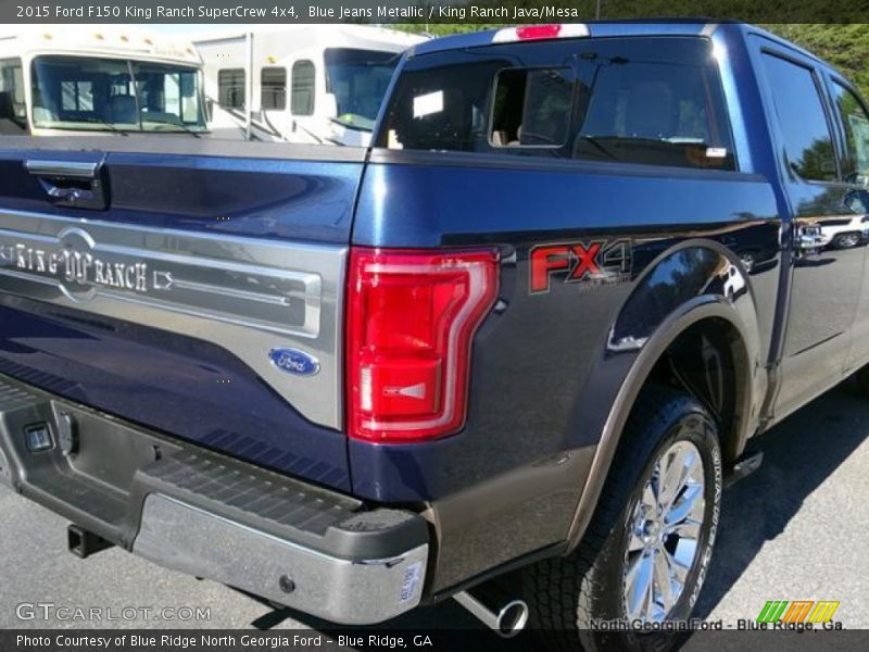 Blue Jeans Metallic / King Ranch Java/Mesa 2015 Ford F150 King Ranch SuperCrew 4x4