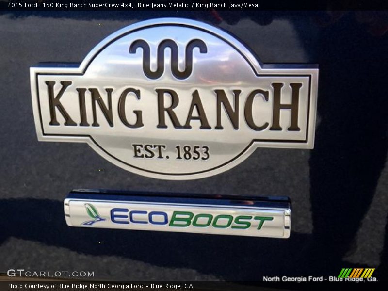 Blue Jeans Metallic / King Ranch Java/Mesa 2015 Ford F150 King Ranch SuperCrew 4x4