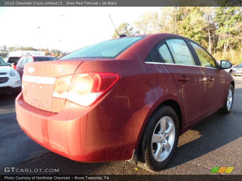 Siren Red Tintcoat / Jet Black 2016 Chevrolet Cruze Limited LT