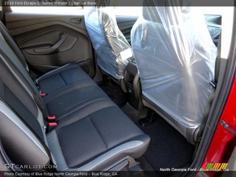 Sunset Metallic / Charcoal Black 2016 Ford Escape S