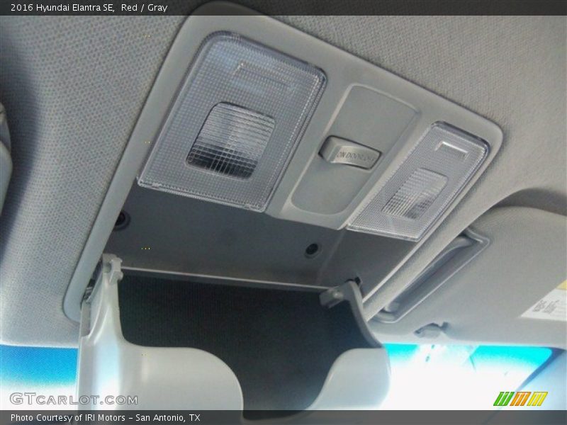 Red / Gray 2016 Hyundai Elantra SE