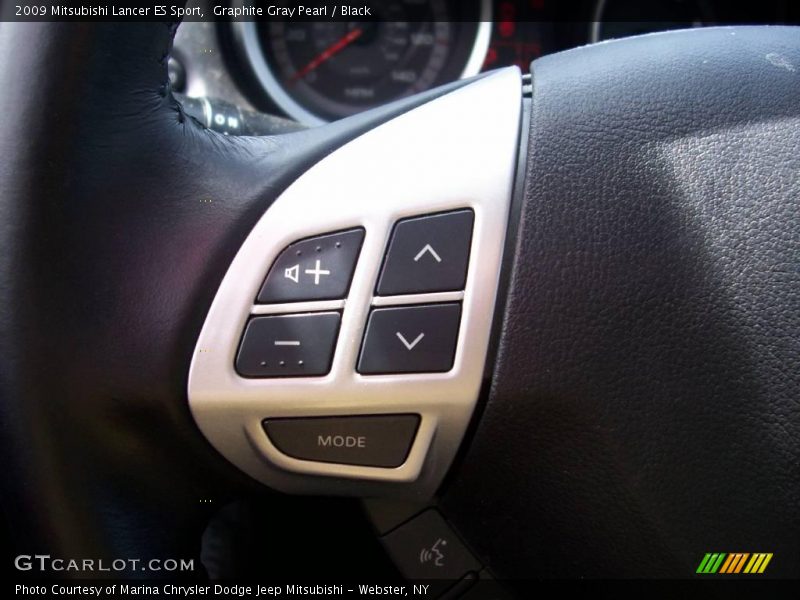 Graphite Gray Pearl / Black 2009 Mitsubishi Lancer ES Sport