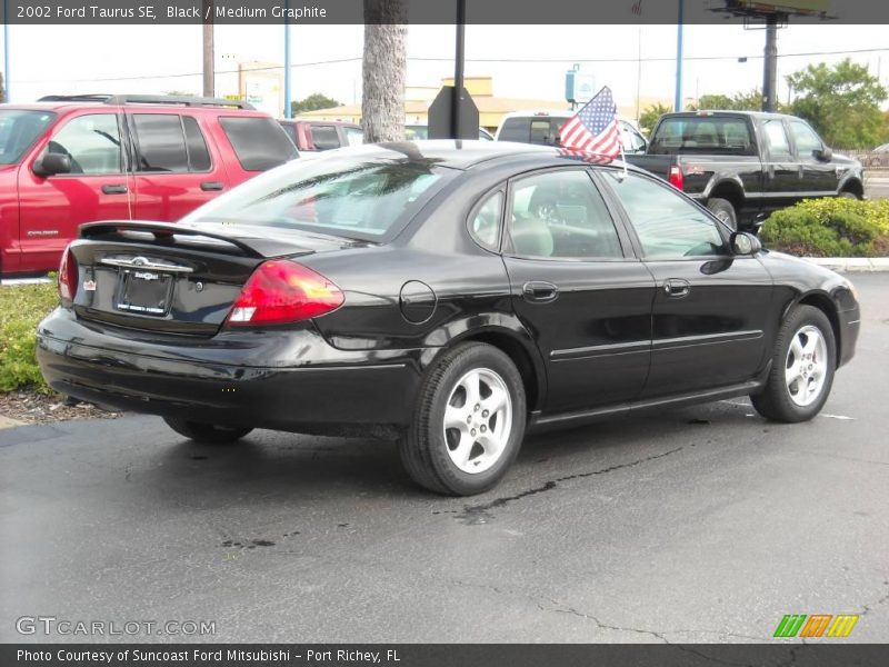 Black / Medium Graphite 2002 Ford Taurus SE