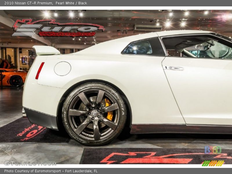Pearl White / Black 2010 Nissan GT-R Premium