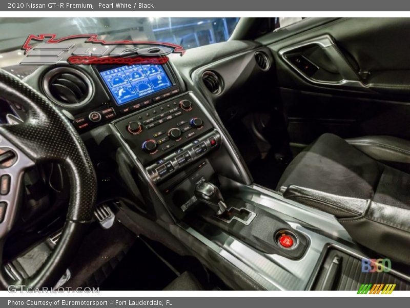 Pearl White / Black 2010 Nissan GT-R Premium