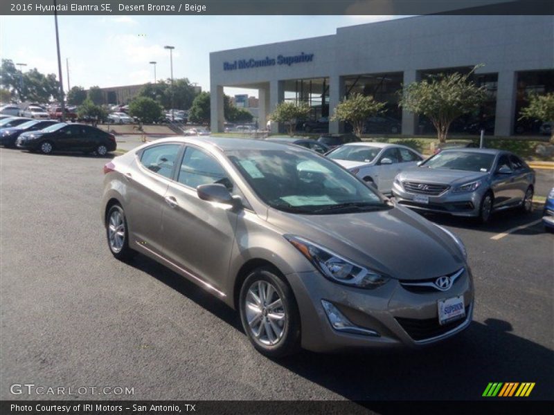 Desert Bronze / Beige 2016 Hyundai Elantra SE