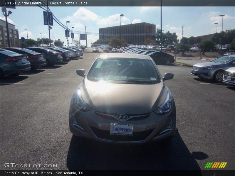 Desert Bronze / Beige 2016 Hyundai Elantra SE